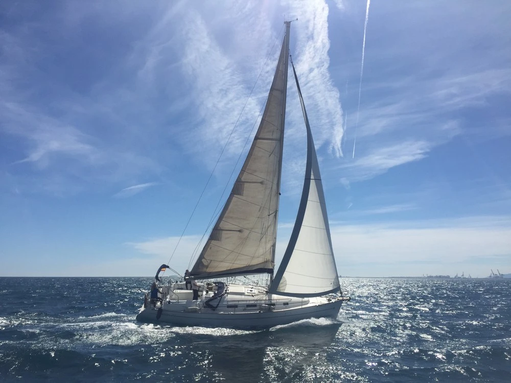 Sailing in Barcelona